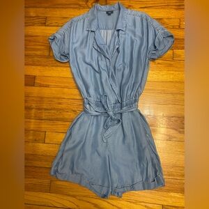 J. Jill Denim Light Blue Romper Short-All Size Small